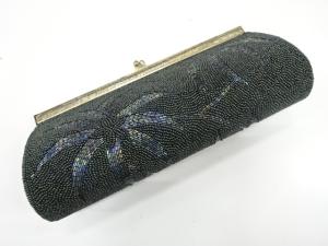 アンティーク　ビーズ　ハンドバッグ